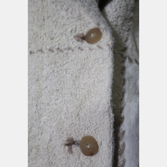 Free People x Brenda Knight Patchwork Sherpa Coat - Picture 8 of 8